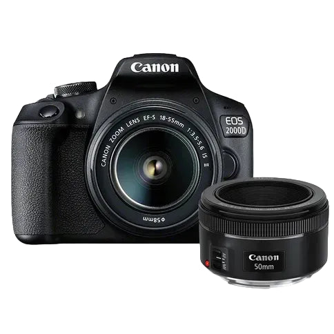 Canon EOS 2000D Kit (EF-S 18-55mm IS II) + EF 50 f1.8 STM