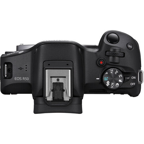 Canon EOS R50 Kit with (RF 18-45mm) (Black) + RF 75-300mm F4-5.6