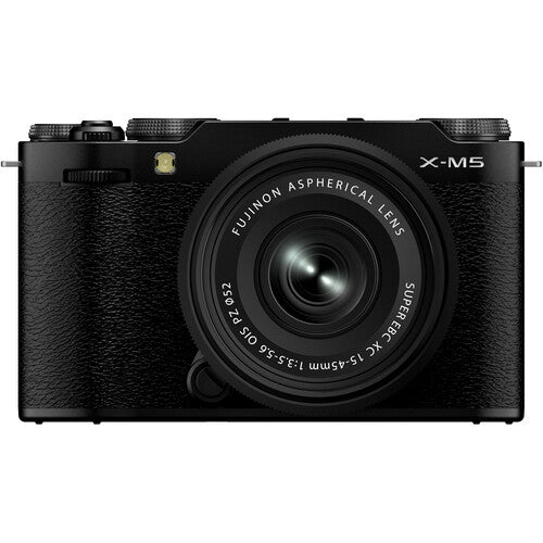 Fujifilm X-M5 Mirrorless Camera with XC 15-45mm F/3.5-5.6 Lens (Black)