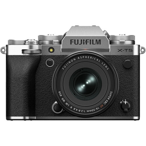 Fujifilm X-T5 Mirrorless Camera Body with XF 16-50mm F/2.8-4.8 lens (Silver)