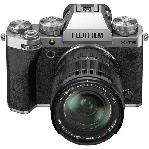 Fujifilm X-T5 Mirrorless Camera Body with 18-55mm lens (Silver)
