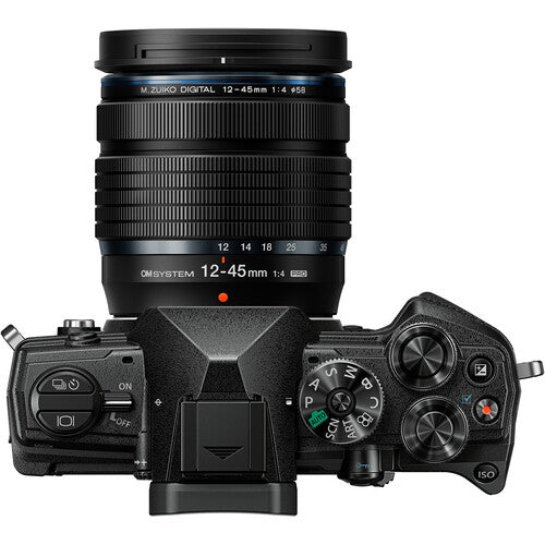 OM System OM-5 Body with 12-45mm F/4 Pro Lens (Black)