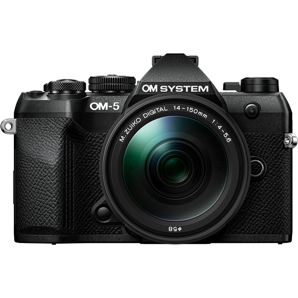OM System OM-5 Mark II Mirrorless Camera with 14-150mm F/4-5.6 II Lens (Black)