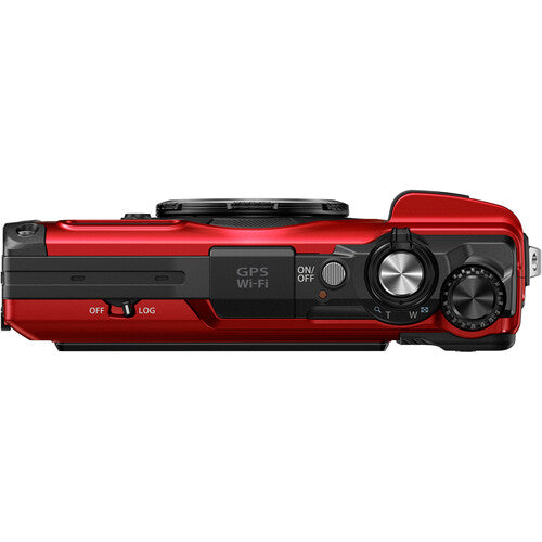 Shop OM System Tough TG-7 Digital Camera (Red) at Trusted Canadian