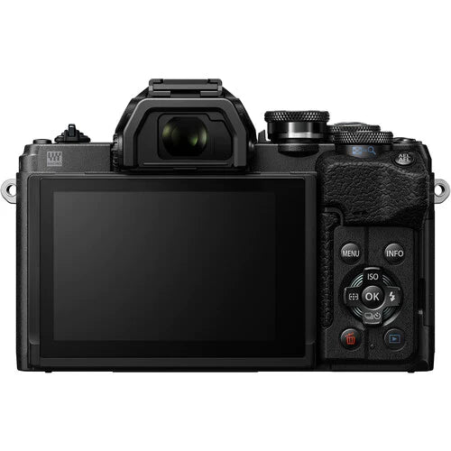 Olympus OM-D E-M10 Mark IV Body with (14-42mm EZ) (40-150mm) Black