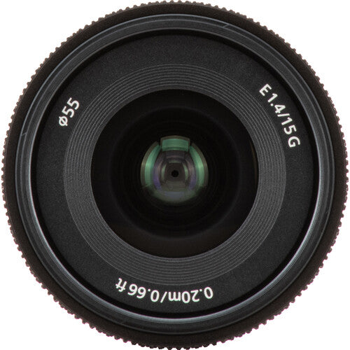 Sony E 15mm F/1.4 G Lens