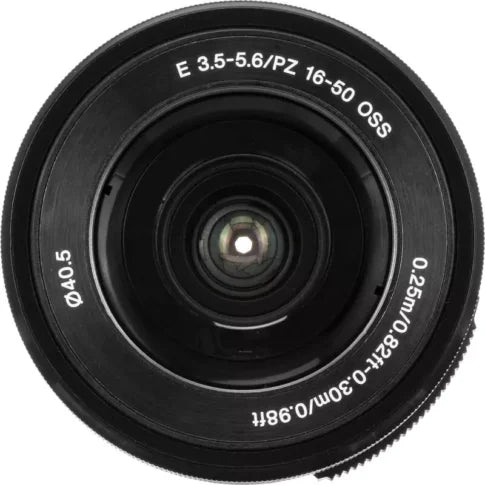 Sony E PZ 16-50mm F3.5-5.6 OSS Lens (Black)