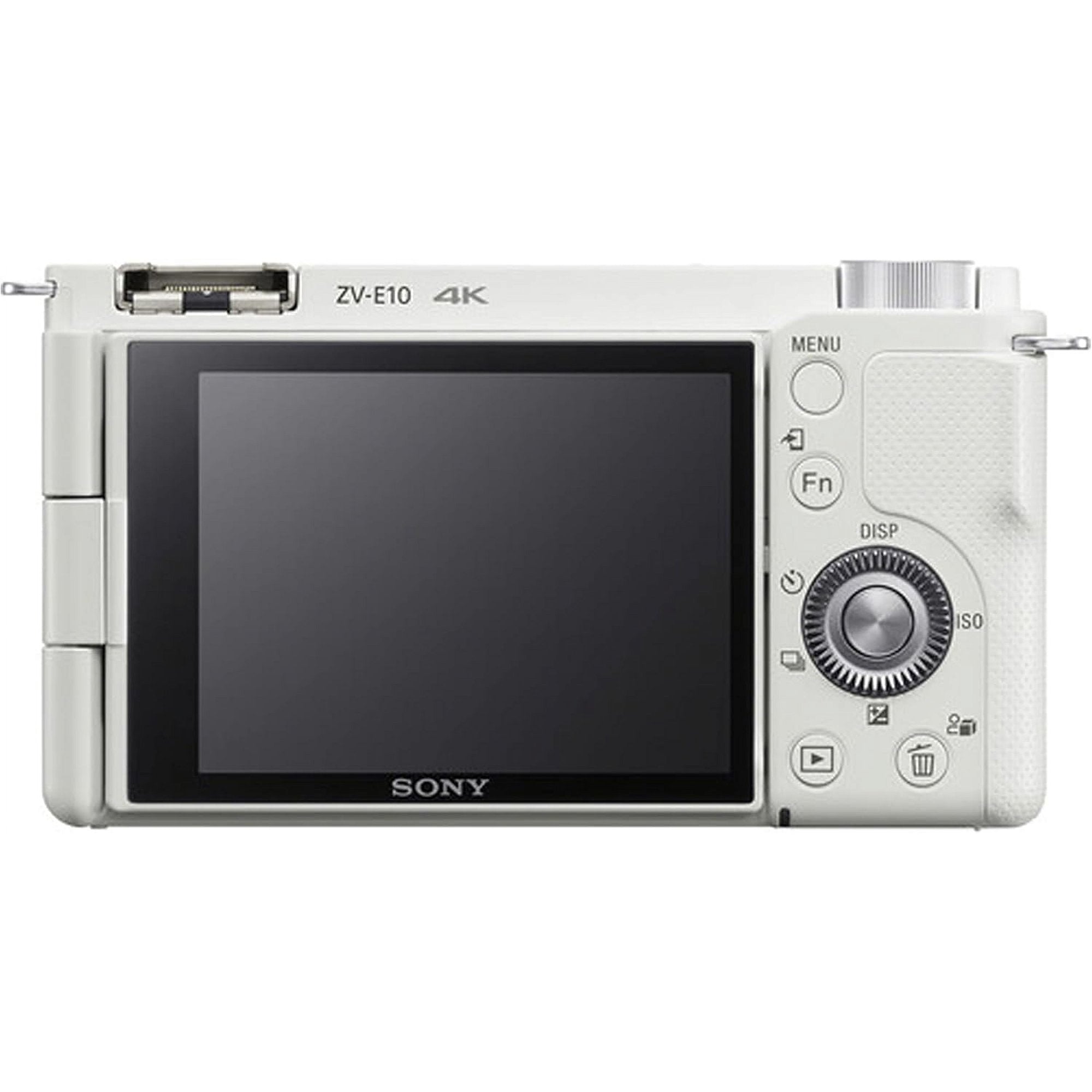 Sony ZV-E10 Mirrorless Camera with 16-50mm and 55-210mm Lens (White)