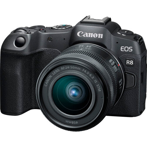 Canon EOS R8 With RF 24-50 F/4.5-6.3 IS STM Lens